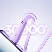 Kép 6/9 - Joyroom S-A40 3in1 töltőkábel USB-C Lightning  Micro USB 1m lila
