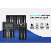 Kép 8/9 - Xtar 18650 3.6V Li-ion 4000mAh akkumulátor védelemmel  tokkal 1 db