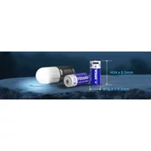 Kép 5/8 - XTAR 16340 R-CR123 3.7V Li-ion 900mAh védett akkumulátor beépített USB-C töltéssel