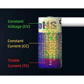 Kép 8/8 - XTAR 16340 R-CR123 3.7V Li-ion 900mAh védett akkumulátor beépített USB-C töltéssel