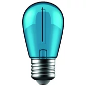 Kép 1/2 - Avide dekor lámpa LED izzó filament 1W E27 kék