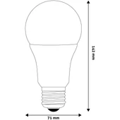 Kép 4/4 - Avide LED lámpa izzó A70 16W E27 1901 lm hideg fehér