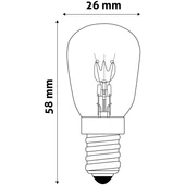 Kép 3/4 - Avide hűtő izzó 25W E14 meleg fehér