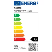 Kép 4/4 - Avide sütő hűtő izzó 300°C izzó 15W E14  1db
