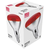 Kép 2/3 - Avide infra izzó E27 250W piros