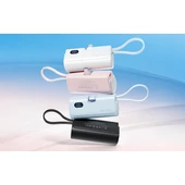 Kép 6/7 - Vention  powerbank LED kijelző 4800mAh 22.5W 3 kimeneti port fekete