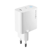Kép 1/6 - Forever hálózati töltőfej USB-C 20W fehér
