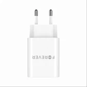 Kép 5/17 - Forever szett hálózati töltőfej 1x USB-C 1x USB 30W + USB-C - USB-C kábel 60W fehér