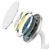 Kép 5/16 - Choetech 3 az 1-ben vezeték nélküli induktív töltőállomás iPhone 12/13 AirPods Pro Apple Watch fehér