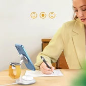 Kép 11/16 - Choetech 3 az 1-ben vezeték nélküli induktív töltőállomás iPhone 12/13 AirPods Pro Apple Watch fehér
