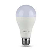 Kép 1/5 - V-tac Led lámpa izzó E27 A65 15W Samsung chip meleg fehér