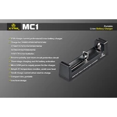 Kép 8/15 - Xtar MC1 Li-ion akkumulátor töltő 1db akkumulátorhoz