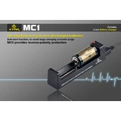 Kép 11/15 - Xtar MC1 Li-ion akkumulátor töltő 1db akkumulátorhoz