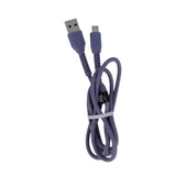Kép 2/5 - Maxlife  micro USB töltőkábel adatkábel 1 m 3A lila