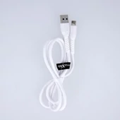 Kép 2/5 - Maxlife lightning iPhone töltőkábel adatkábel 1 m 3A fehér