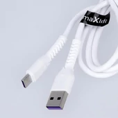 Kép 3/5 - Maxlife lightning iPhone töltőkábel adatkábel 1 m 3A fehér