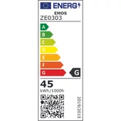 Kép 5/8 - Emos ECO halogén izzó G9 45W 580lm meleg fehér