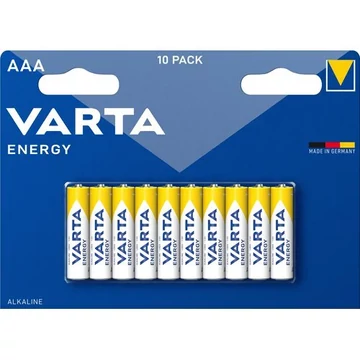 Varta Energy alkáli mikro elem AAA LR03 10 db Varta Energy alkáli mikro elem AAA LR03 10 db