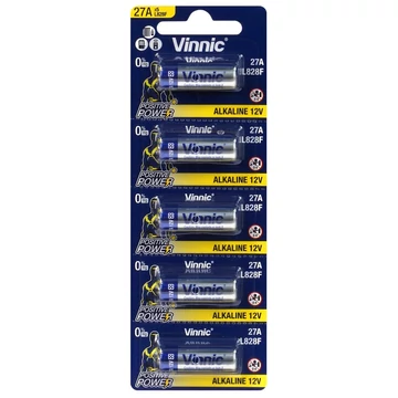 Vinnic alkáli elem 27A L828 autós távirányítóhoz 5 db Vinnic alkáli elem 27A L828 autós távirányítóhoz 5 db