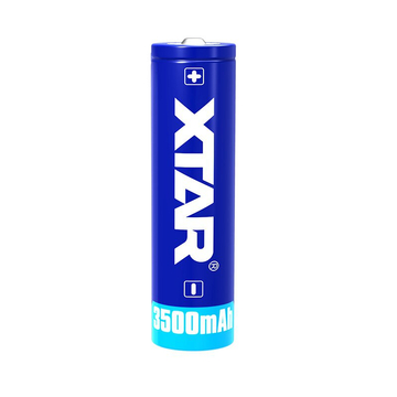 Xtar 18650 3,7 V újratölthető Li-ion 3500 mAh akkumulátor védelemmel