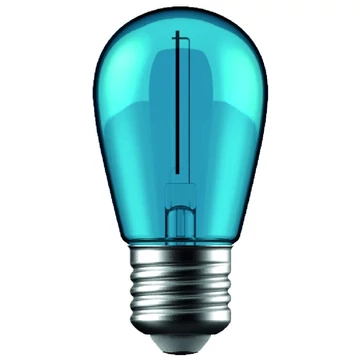 Avide dekor lámpa LED izzó filament 1W E27 kék