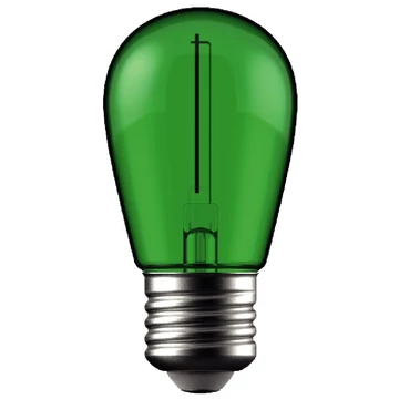 Avide dekor lámpa LED izzó filament 1W E27 zöld