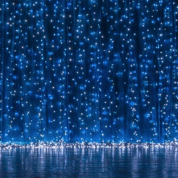 Entac kültéri karácsonyi led fényfüggöny ablakra RGB színes IR távirányítóval  1x1.5m Entac kültéri karácsonyi led fényfüggöny ablakra RGB színes IR távirányítóval  1x1.5m