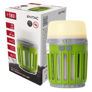 Entac kültéri szúnyogírtó moszkító lámpa kempinglámpa zöld tölthető Entac kültéri szúnyogírtó moszkító lámpa kempinglámpa zöld tölthető