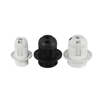 Műanyag E14 foglalat,  250 V, 2 A, T210, fehér, gyűrűvel