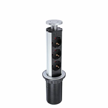 Commel, 232-181, Bútorba süllyeszthető elosztó, 3x1,5m, 16A, 3500W