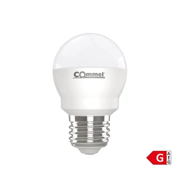 Commel, 305-725, LED izzó E27, 3W, 250lm, G45 kisgömb, 3000K