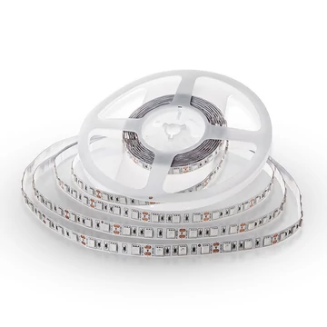 V-TAC Led szalag SMD5050 12V beltéri RGB  és meleg fehér 5 m
