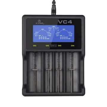Xtar VC4 4 csatornás Li-Ion Ni-MH Ni-Cd akkumulátortöltő Xtar VC4 4 csatornás Li-Ion Ni-MH Ni-Cd akkumulátortöltő