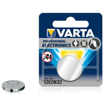 Varta CR2032 lítium gombelem 1 db Varta CR2032 lítium gombelem 1 db