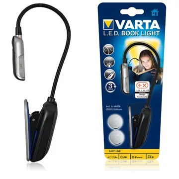 Varta led olvasólámpa csíptethető könyvolvasó 2xCR2032 
