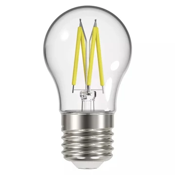 Emos led lámpa filament izzó kisgömb 6W E27 806lm meleg fehér