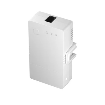 Sonoff TH20 Origin R3 WiFi-s okosrelé, hőmérő bemenettel, 230V 20A kapcsolásra 