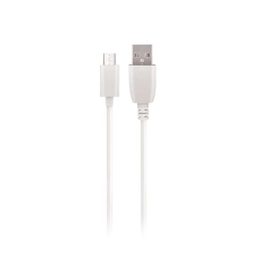 Maxlife micro USB töltőkábel adatkábel 1 m 3A fehér Maxlife micro USB töltőkábel adatkábel 1 m 3A fehér
