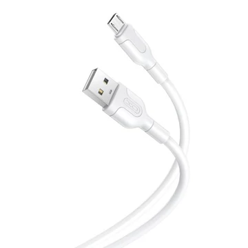 XO  micro USB töltőkábel adatkábel 1 m 2,1A fehér XO  micro USB töltőkábel adatkábel 1 m 2,1A fehér