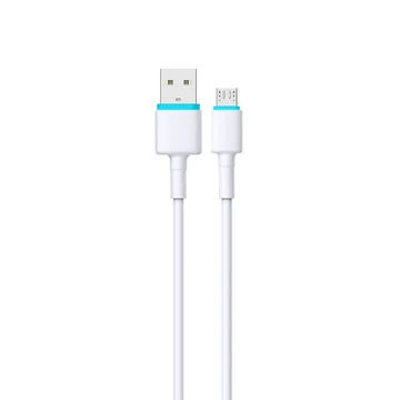 BWOO micro USB töltőkábel adatkábel 1 m 3A fehér BWOO micro USB töltőkábel adatkábel 1 m 3A fehér