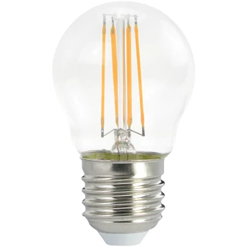 Avide Led lámpa izzó filament kisgömb 4.5W E27 természetes fehér 470 lm Avide Led lámpa izzó filament kisgömb 4.5W E27 természetes fehér 470 lm