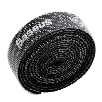 Baseus tépőzáras kábelrendező 1 m fekete ACMGT-E01 Baseus tépőzáras kábelrendező 1 m fekete ACMGT-E01