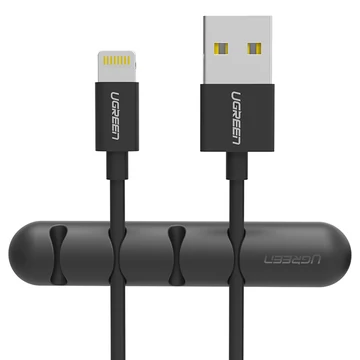 Ugreen öntapadó 4 db-os kábelrendező fekete  Ugreen öntapadó 4 db-os kábelrendező fekete
