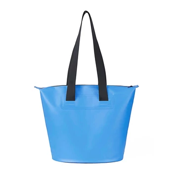 Vízálló táska PVC strandtáska kék Vízálló táska PVC strandtáska kék