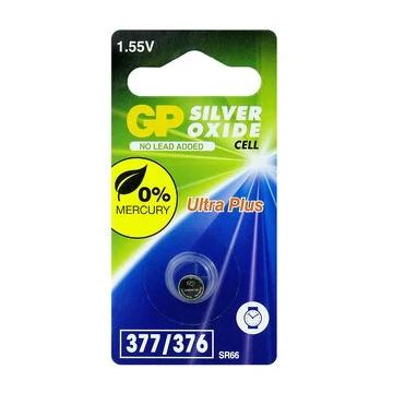 GP óra ezüst mini elem GP 377/376 1db