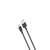 XO USB-C töltőkábel adatkábel 1 m 2,4A fekete
