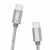 Dudao USB-C USB-C fonott szövet töltőkábel adatkábel  1 m szürke