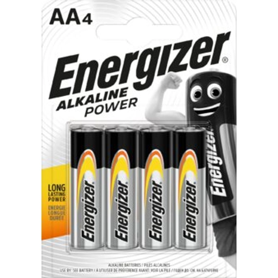 Energizer Power alkáli tartós ceruza elem AA LR6 4 db