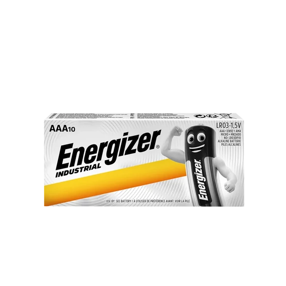 Energizer Industrial tartós alkáli mikro elem AAA LR03 10 db