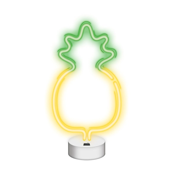 Neon led dekorációs lámpa ananász